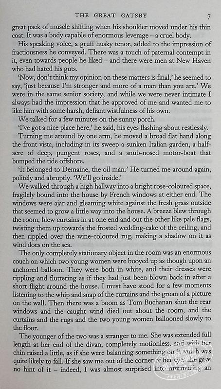 预售 【中商原版】了不起的盖茨比 英文原版 The Great Gatsby 菲茨杰拉德 经典美国文学 可另搭flipped追风筝的人 商品图3