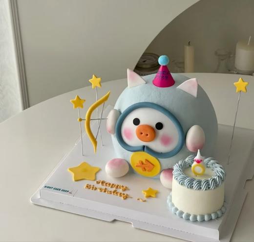 射手座·蓝色LULU猪 | 昔果 商品图1