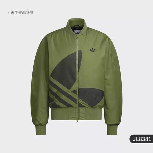 5折【自营】adidas/阿迪达斯  三叶草男女复古宽松休闲夹克外套 JL8381 商品图2