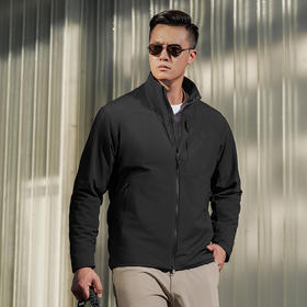 【断色断码】隐之雪豹轻量绒里立领夹克百搭商务外套春秋男保暖休闲夹克