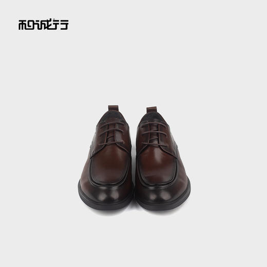 和诚行 2024秋冬新款英伦正装百搭真皮系带皮鞋男商务皮鞋1690038 商品图2