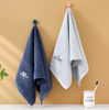【2条装】自然醒新疆棉家用洗脸吸水男女毛巾创意洗澡柔软浴巾WDF 商品缩略图1