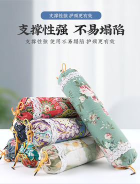 艾草颈椎枕头糖果型颈椎枕头单人枕芯圆柱枕