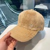 雀说 韩版新款M字母百搭棒球帽秋冬加厚保暖兔毛水貂绒鸭舌帽子女4ZF-152 商品缩略图7