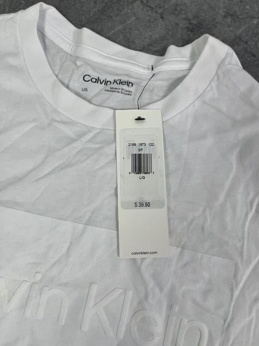 瑕疵CALVIN KLEIN男士圆领短袖舒适T恤 商品图3