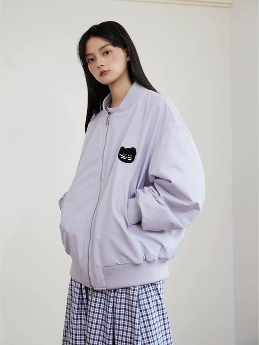 Mood Like Me/MWT2405/猫咪头毛巾绣夹棉MA1飞行夹克 商品图1