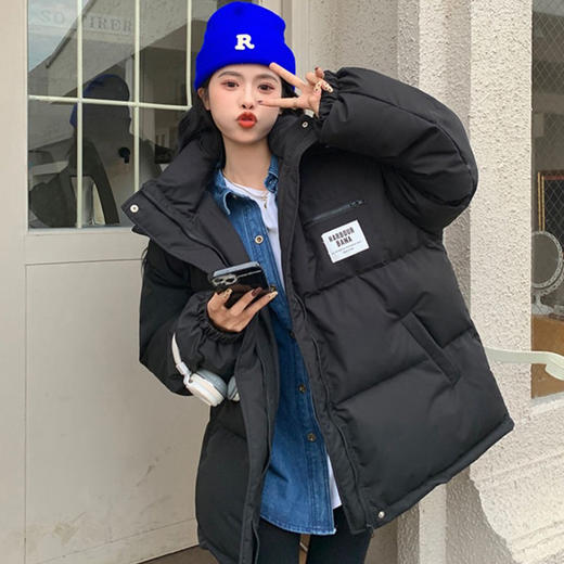 加厚棉衣棉服女小个子 冬季新款韩版宽松显瘦面包服短款棉袄外套潮 商品图3