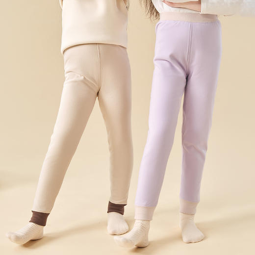 笛莎Deesha 女童家居裤2024冬季新款女童德绒面料儿童家居裤 商品图1