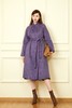 ELLA JADE 高端时髦款紫色长款羊毛大衣 19362 商品缩略图1