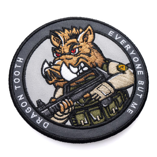 十二生肖战术臂章（猪）魔术贴章个性精美现代装饰圆形装备男 商品图1