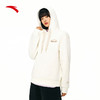 安踏泡芙绒卫衣女冬季加绒连帽套头衫休闲针织运动上衣162448701N 商品缩略图0