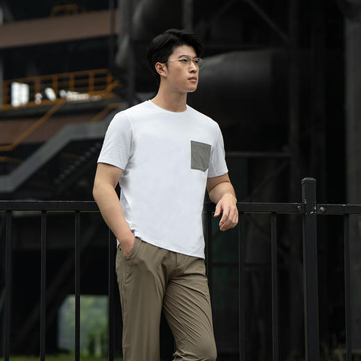 【先锋计划】先锋2号速干圆领口袋T恤夏休闲男短袖时尚百搭百搭男士短袖 商品图0