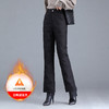 丁摩 女士羽绒裤女外穿时尚修身喇叭裤女高腰显瘦裤子微喇加厚保暖棉裤4ZF-9988 商品缩略图6