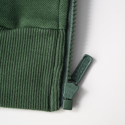 【11月19日 上午12:00 秒杀】LACOSTE/鳄鱼 拉链立领开衫卫衣外套    商务休闲典范款式 商品图12