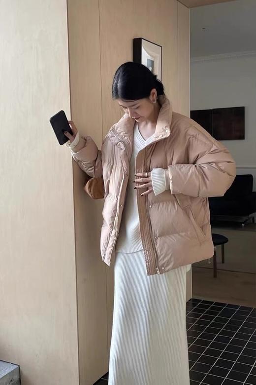 LNNNS 韩版宽松立领加厚羽绒服外套 19291 商品图2