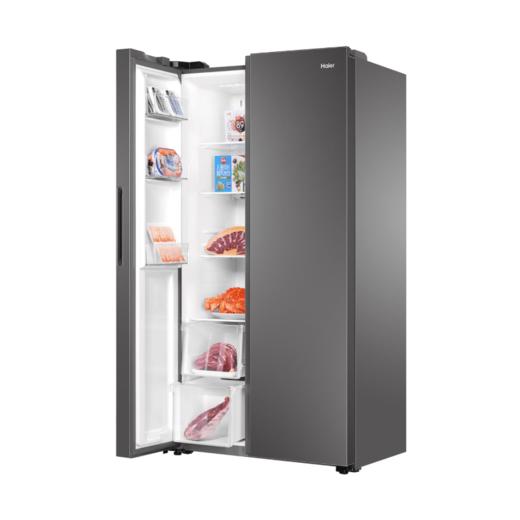 海尔（Haier）538大容量风冷无霜一级双变频黑金净化抗菌超薄整机冰箱BCD-538WGHSSEDBK 商品图5