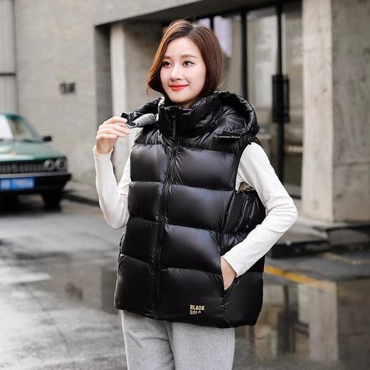 丁摩 高品质黑金马甲秋冬新款加厚男女同款情侣马夹外套4ZF-3106 商品图0