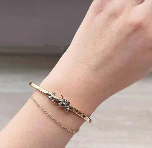 【品牌授权】【爆款现货】COACH 蔻驰奥莱女士经典时尚项链 耳钉 手链 手镯 满钻 C字 商品图12