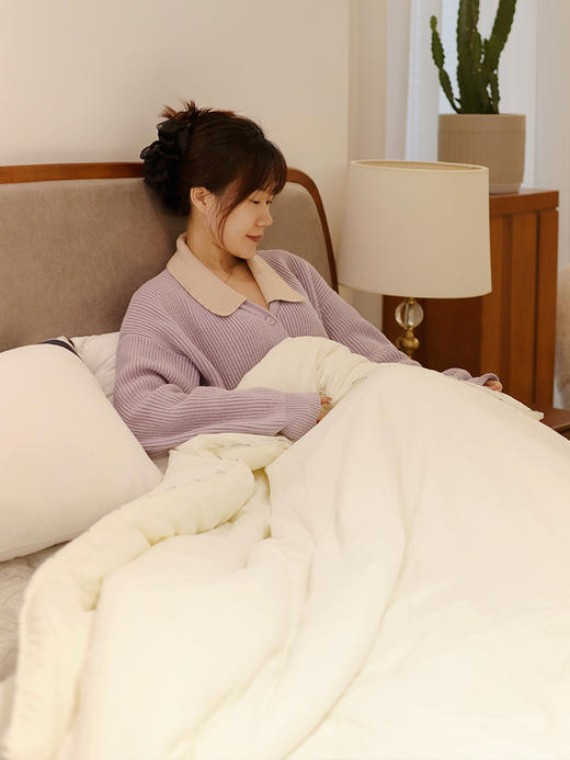【升级艾草大豆被 温暖过冬】软糯亲肤好触感，舒适轻软不压身，锁温保暖，睡个美容觉～ 商品图1