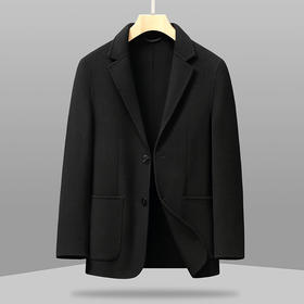【绵羊毛】【新款DXS】大依优型大码羊毛呢西服外套商务夹克男宽松加肥加大码上衣胖子正装休闲