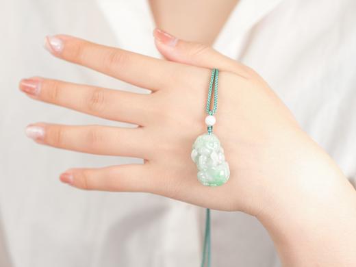 【福利款】翡翠玉貔貅长30mm宽18mm【福利款不参与任何活动】 商品图3