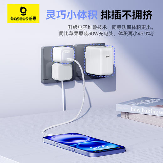 倍思 GaN6 氮化镓快充充电器 1C 45W 商品图4