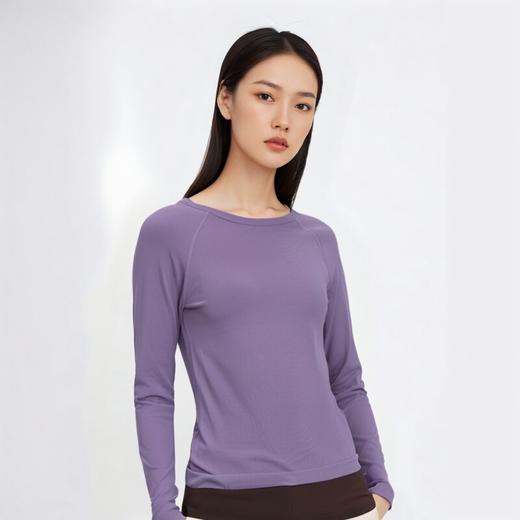 哈瓦塔（长袖）美丽诺羊毛柔软无缝长袖H340186 商品图0