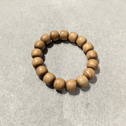 男款水波纹老山檀单圈手链12x13mm 商品图0
