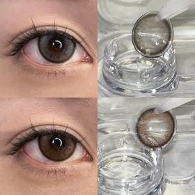 susugirl月抛 瓦达西灰/瓦达西棕 14.2mm  水凝胶