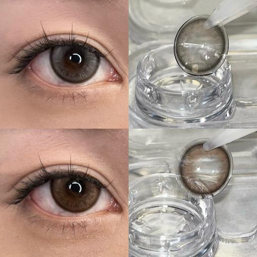 susugirl月抛 瓦达西灰/瓦达西棕 14.2mm  水凝胶 商品图0