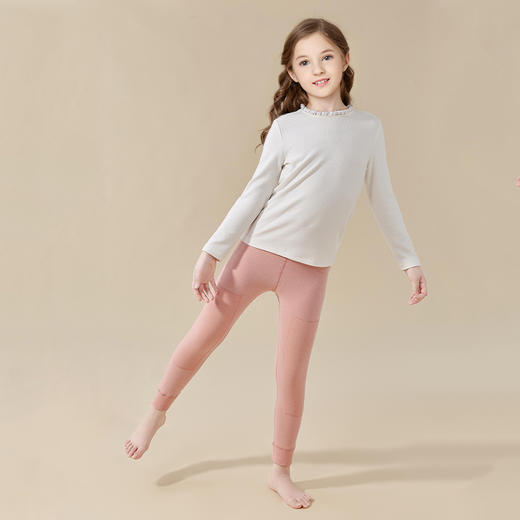 笛莎Deesha 女童家居裤2024冬季新款女童阳离子面料保暖裤 商品图2