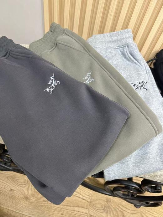 男女同款冬季始祖n加绒松紧腰卫裤厚 商品图3