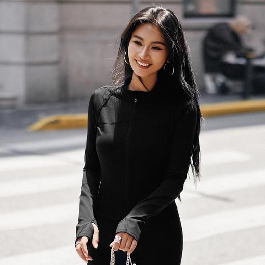 跃牌【小甜心】系列 秋长袖健身运动夹克上衣普拉提训练服WT9069 商品图3