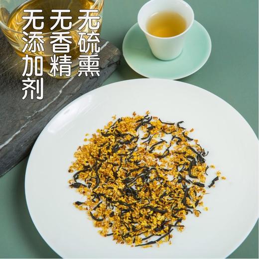 （下单满百送冻干5A级干桂花茶10g）桂花九曲红梅  花香拂面，甜味宜人，如坐桂树下   原叶入袋，优选原料，怎么泡都好喝 商品图1