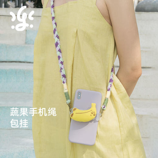 古古楽gugu原创老粗布编织绳手机链 商品图2