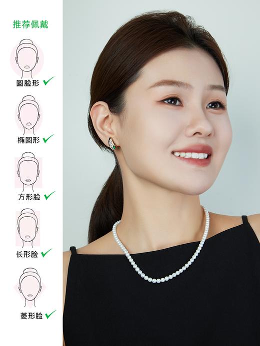 【挚友限定】18k金两戴款钻石祖母绿耳夹  蝶伴 商品图2