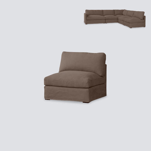 NS家居 ns furniture软包布艺组合沙发NSSF-5520 商品图2