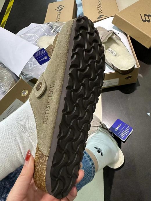 存元！Z品单！羊毛半拖勃肯鞋拖鞋 男女同款！ 商品图13