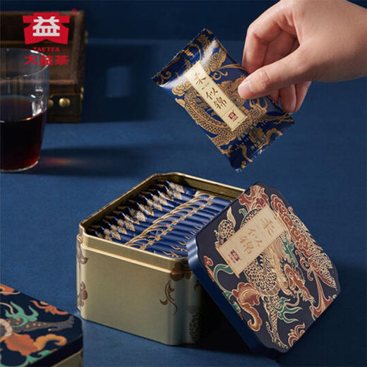 大益茶 柔·似锦（3级散）普洱熟茶礼盒180g 商品图3