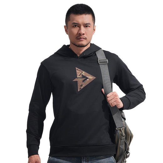 隐之君杨棉感连帽卫衣休闲百搭男士新款长袖时尚卫衣外套 商品图1