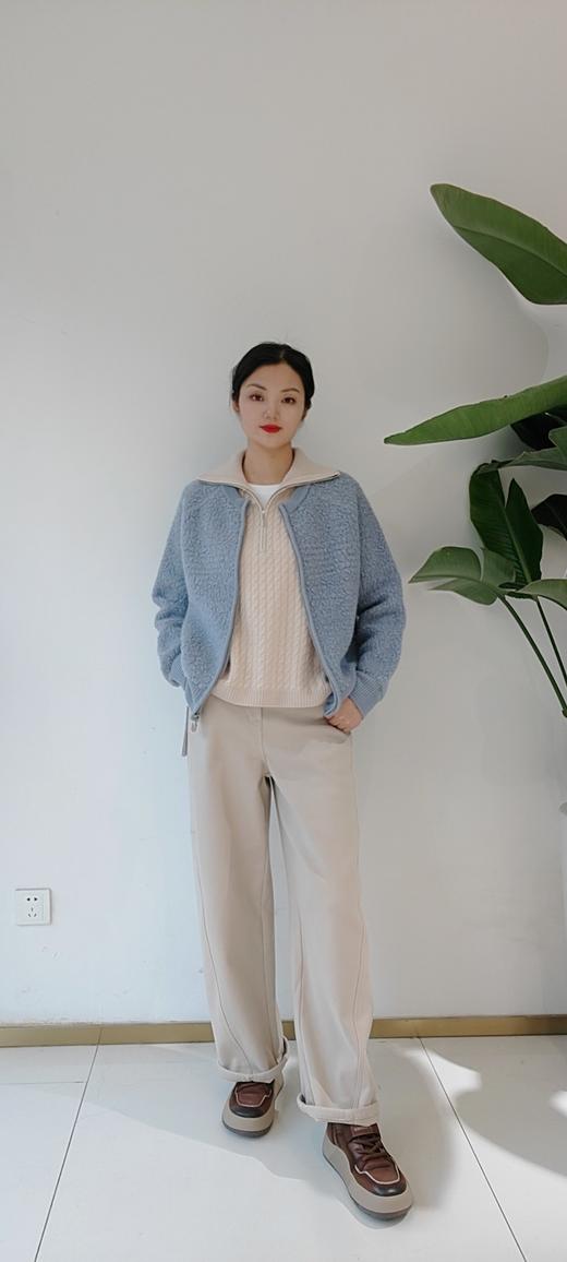 485798全毛拉链开衫外套 商品图4