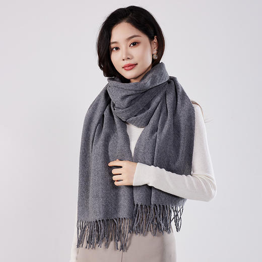 【绮】皓漫思纯羊绒披肩，HM-C002 商品图1