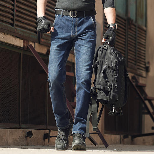 修身版五代隐锋者cordura战术通勤男士牛仔裤修身版休闲户外长裤 商品图0