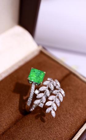 1.14克拉哥伦比亚祖母绿戒指