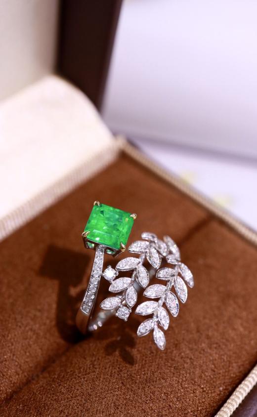 1.14克拉哥伦比亚祖母绿戒指 商品图0