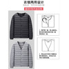 半身缘男装 冬季内穿保暖无领轻薄打底羽绒内胆外套羽绒服02033 商品缩略图2