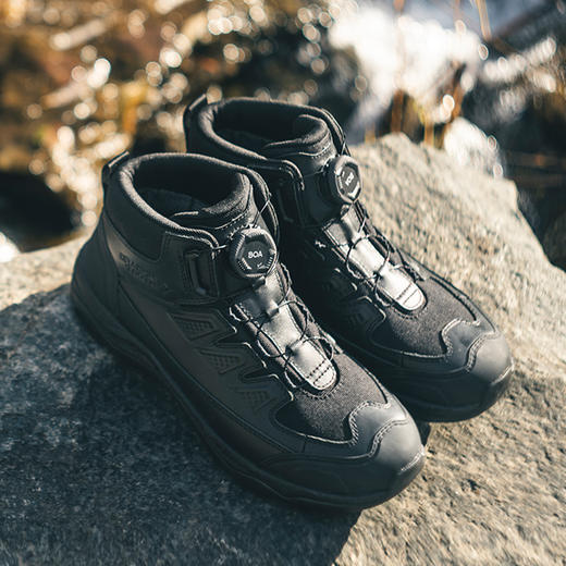 龙潜中帮防水战术鞋男士耐穿防撞登山徒步秋冬新款户外休闲 商品图2