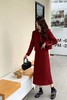 Le Malene 小香风红色节日氛围外套半裙套装 19248 商品缩略图1