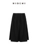 HIDEMI进口羊毛加厚款极简立体打缆压褶花苞设计感中裤裙裤 商品缩略图7