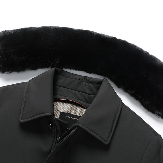 【可拆卸内胆】【新款DTX】大依优型大码棉服加绒夹克棉衣外套加肥加大肥佬休闲上衣男士胖子秋冬 商品图7